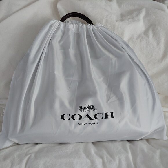 COACH Soft Empire Carryall Bag 40 - Merlot - Picture 9 of 11